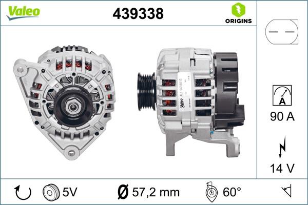 VALEO ΔΥΝΑΜΟ VALEO 439338