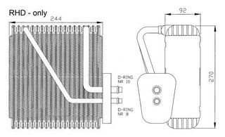 NRF ΕΒΑΠΟΡΕΤΑ A/C FORD NRF 36046