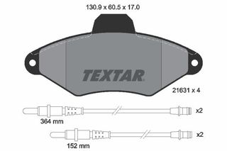 TEXTAR (438 04) ΔΙΣΚΟΦΡΕΝΑ CITROEN TEXTAR 2163102