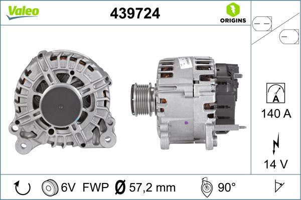 VALEO ΔΥΝΑΜΟ VALEO 439724