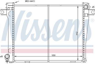 NISSENS ΨΥΓΕΙΟ ΜΗΧΑΝΗΣ BMW NISSENS 60663