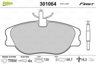 VALEO ΔΙΣΚΟΦΡΕΝΑ VALEO 301064