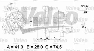 VALEO ΔΥΝΑΜΟ VALEO 436655
