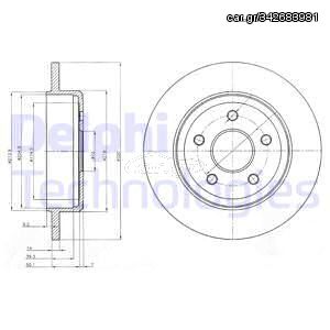 DELPHI ΔΙΣΚΟΠΛΑΚΕΣ (1τεμ.) DELPHI BG4160