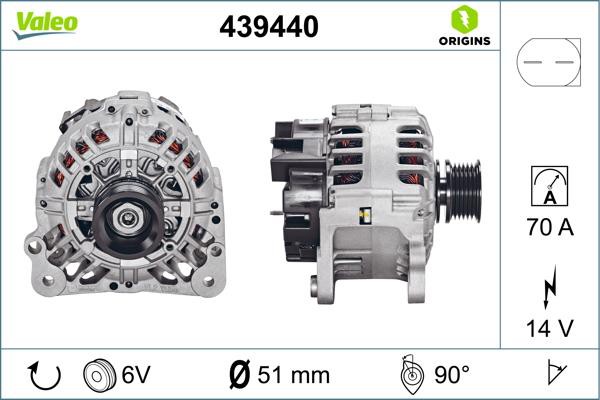 VALEO ΔΥΝΑΜΟ VALEO 439440