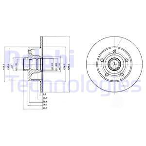 DELPHI ΔΙΣΚΟΠΛΑΚΕΣ (1τεμ.) DELPHI BG3030