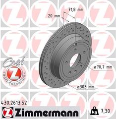 ZIMMERMANN ΔΙΣ/ΚΕΣ ΤΡΥΠΗΤΕΣ SPORT ZIMMERMANN 430.2613.52