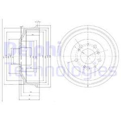 DELPHI ΤΑΜΠΟΥΡΑ DELPHI BF153