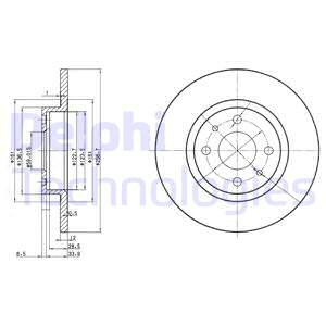 DELPHI ΔΙΣΚΟΠΛΑΚΕΣ (1τεμ.) DELPHI BG2411