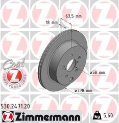 ZIMMERMANN ΔΙΣ/ΚΕΣ SUBARU COAT Z ZIMMERMANN 530.2471.20