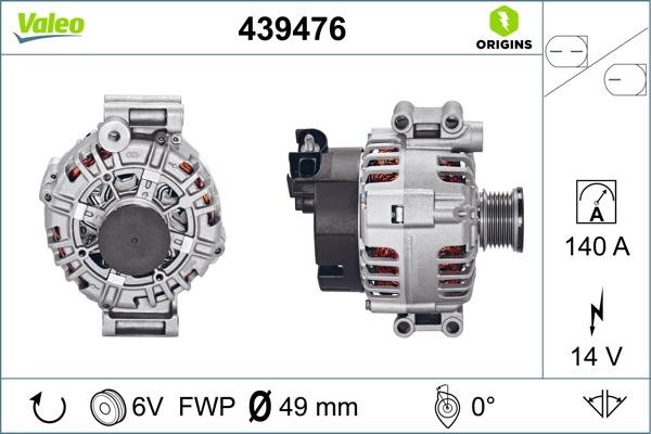 VALEO ΔΥΝΑΜΟ VALEO 439476