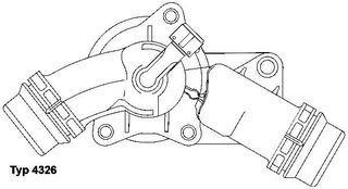 WAHLER ΘΕΡΜΟΣΤΑΤΗΣ BorgWarner (Wahler) 4326.97D