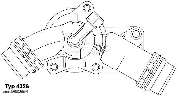 WAHLER ΘΕΡΜΟΣΤΑΤΗΣ BorgWarner (Wahler) 4326.97D