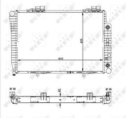 NRF ΨΥΓΕΙΑ ΜΗΧΑΝΗΣ MERCEDES NRF 51281