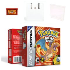 Pokemon Fire Red Version Gameboy Advance complete boxed