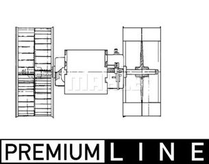 MAHLE-BEHR ΒΕΝΤΙΛΑΤΕΡ ΕΣΩΤΕΡΙΚΟΥ ΧΩΡΟΥ MAHLE AB 53 000P