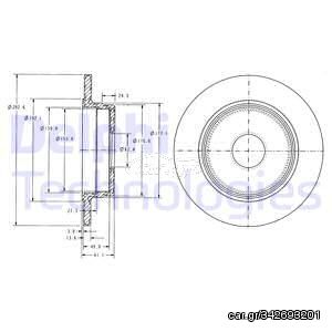 DELPHI ΔΙΣΚΟΠΛΑΚΕΣ (1τεμ.) DELPHI BG2510