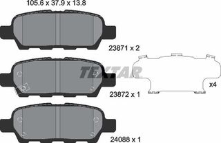 TEXTAR (876 01) ΔΙΣΚΟΦΡΕΝΑ NISSAN TEXTAR 2387101