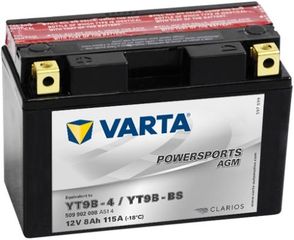 VARTA ΜΠΑΤΑΡIΕΣ MOTO AGM T9B-BS (8Ah/115A) 149x70x105 VARTA 508902012I314