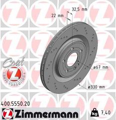 ZIMMERMANN ΔΙΣ/ΚΕΣ MERCEDES COAT Z ZIMMERMANN 400.5550.20