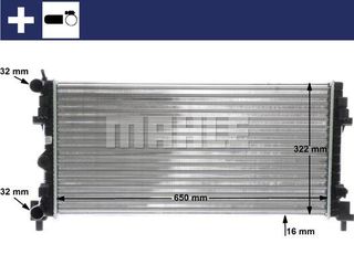 MAHLE-BEHR ΨΥΓΕΙΟ ΜΗΧΑΝΗΣ MAHLE CR 2081 000S