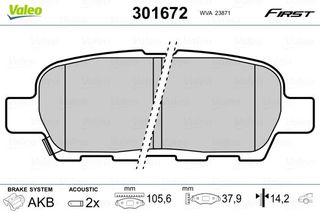 VALEO ΔΙΣΚΟΦΡΕΝΑ VALEO 301672