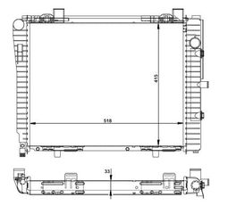 NRF ΨΥΓΕΙΑ ΜΗΧΑΝΗΣ MERCEDES NRF 50593