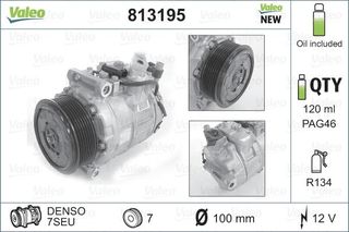 VALEO ΚΟΜΠΡΕΣΕΡ A/C VALEO 813195