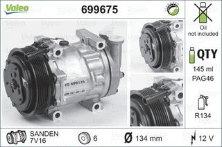 VALEO ΚΟΜΠΡΕΣΕΡ A/C VALEO 699675