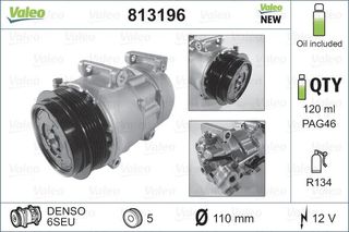 VALEO ΚΟΜΠΡΕΣΕΡ A/C VALEO 813196