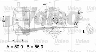 VALEO ΔΥΝΑΜΟ VALEO 437467