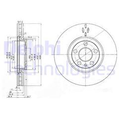 DELPHI ΔΙΣΚΟΠΛΑΚΕΣ (1τεμ.) DELPHI BG3740