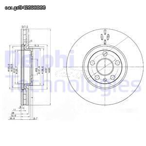 DELPHI ΔΙΣΚΟΠΛΑΚΕΣ (1τεμ.) DELPHI BG3740