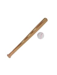 Foam baseball bat with ball