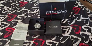 Citizen Ρολόι Χρονογράφος Eco - Drive (Μαύρου χρώματος) ΑΧΡΗΣΙΜΟΠΟΙΗΤΟ ΣΤΟ ΚΟΥΤΙ ΤΟΥ