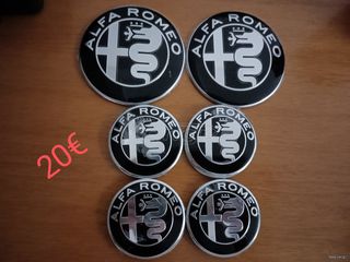 Σετ 6  ΣΗΜΑΤΩΝ Alfa Romeo 20€