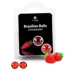 SECRETPLAY | 2 BRAZILIAN BALLS - Φράουλα