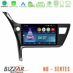 Bizzar ND Series 8Core Android13 2+32GB Toyota Corolla 2017-2018 Navigation Multimedia Tablet 10 | Pancarshop