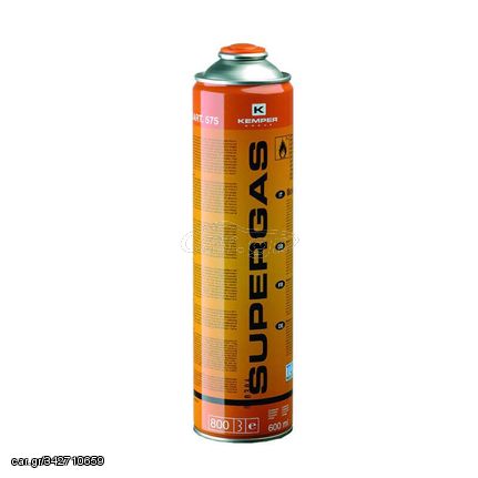 Φιάλη προπανίου-βουτανίου 600ml KEMPER SUPERGAS 575