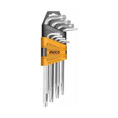 Κλειδιά Torx σετ 9τεμ μακριά T10-T50 INGCO HHK13092