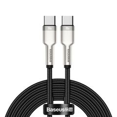 Baseus Cafule Series Metal Data USB Type C - USB Typ C Cable Power Delivery 100 W (20 V / 5 A) 2 m black (CATJK-D01)
