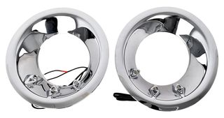 RIM (ΣΤΕΦΑΝΙ) ΠΡΟΒΟΛΕΑ ΟΜΙΧΛΗΣ NISSAN D40 '05-'14 ΜΕ LED (ΖΕΥΓΟΣ)