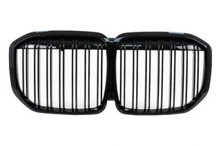 Central Kidney Grille suitable for BMW X7 G07 (2018-2022) Double Stripe M Design Piano Black