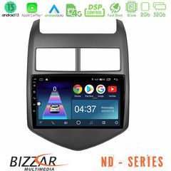 Bizzar ND Series 8Core Android13 2+32GB Chevrolet Aveo 2011-2017 Navigation Multimedia Tablet 9″