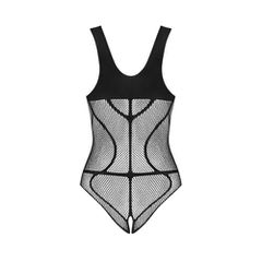Obsessive B336 Crotchless Teddy Black-thumb-3