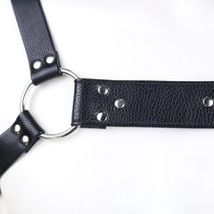 Bulldog leather chest harness-thumb-8