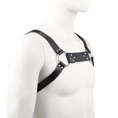 Bulldog leather chest harness-thumb-2