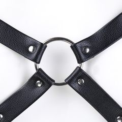 Bulldog leather chest harness-thumb-5