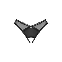 Plus size Obsessive Latinesa crotchless thong Black-thumb-5