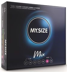 MY SIZE | MIX CONDOMS - 64 MM - 28 τεμάχια